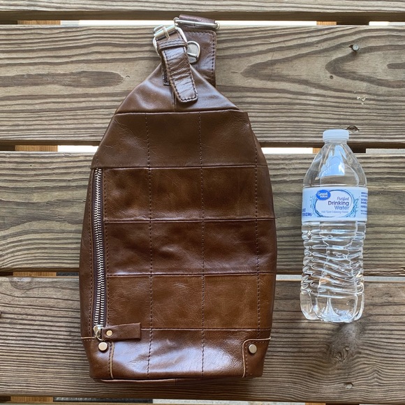 Men\'s Leather Backpack